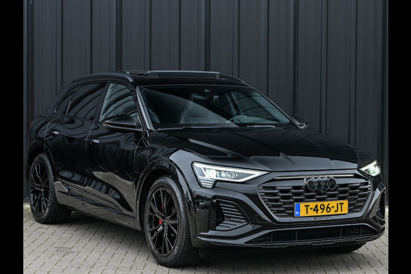 Audi Q8 e-tron 50 quattro S Edition 95 kWh · NL-auto · Panoramadak · RS-seats · Memory seats · Leder · Adaptive cruise · Keyless · Stuurverwarm