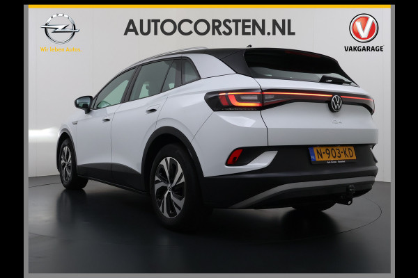 Volkswagen ID.4 SOH 91% Trekhaak Adap.Cruise Navi Ecc Apple Carplay Android Auto Stoelverwarming Voorruitverwarming Led Lmv 18" Isofix DAB Front Assist Bluetooth Rijstrooksensor Verkeersbord detectie 55kWh 1.000KG Trekgewicht Origineel Nederlandse Auto