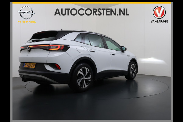 Volkswagen ID.4 SOH 91% Trekhaak Adap.Cruise Navi Ecc Apple Carplay Android Auto Stoelverwarming Voorruitverwarming Led Lmv 18" Isofix DAB Front Assist Bluetooth Rijstrooksensor Verkeersbord detectie 55kWh 1.000KG Trekgewicht Origineel Nederlandse Auto