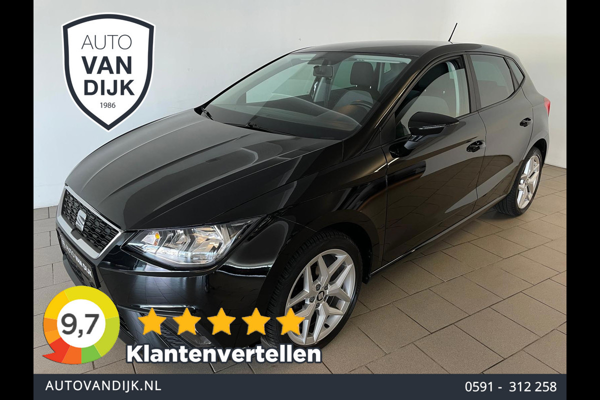 Seat Ibiza 1.0 TSI Style 95PK AIRCO NAVI CRUISE APPLE CARPLAY STOELVERW FR VELGEN PDC NIEUWSTAAT