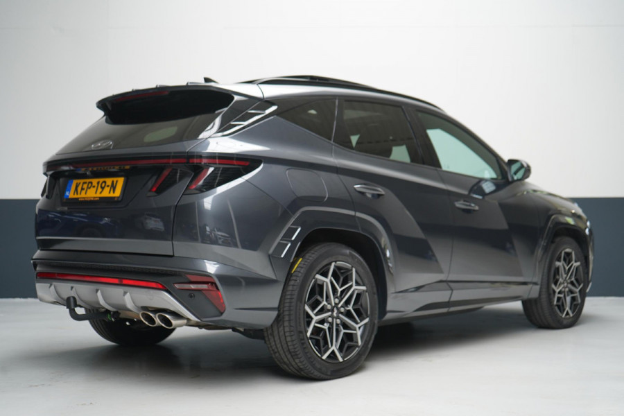 Hyundai Tucson 1.6 T-GDi PHEV N Line Sky 4WD | SoH 100% | Trekhaak | Stoelverwarming | Keyless | Adaptive | Panoramadak