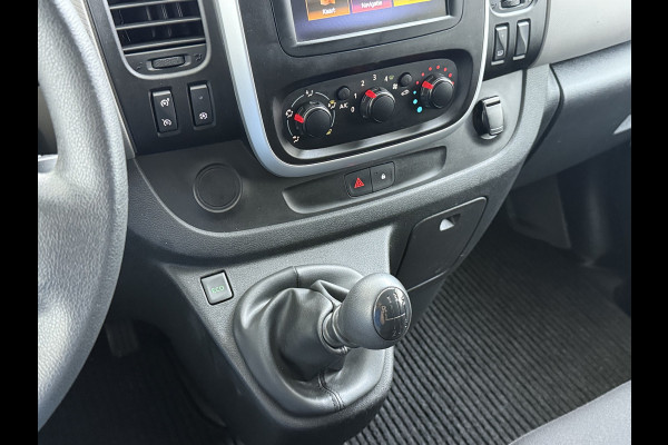Renault Trafic DCI 126PK 3-Pers. EURO 6 Trekhaak Navi Airco Cruise Control Imperial Bluetooth Pdc Comfort Energy Achterdeuren Schuifdeur Betonplex Vloer Inbouwkasten 1.6dCi T29 L1H1 1e Eigenaar 2.000KG Trekgewicht Origineel Nederlandse Bus