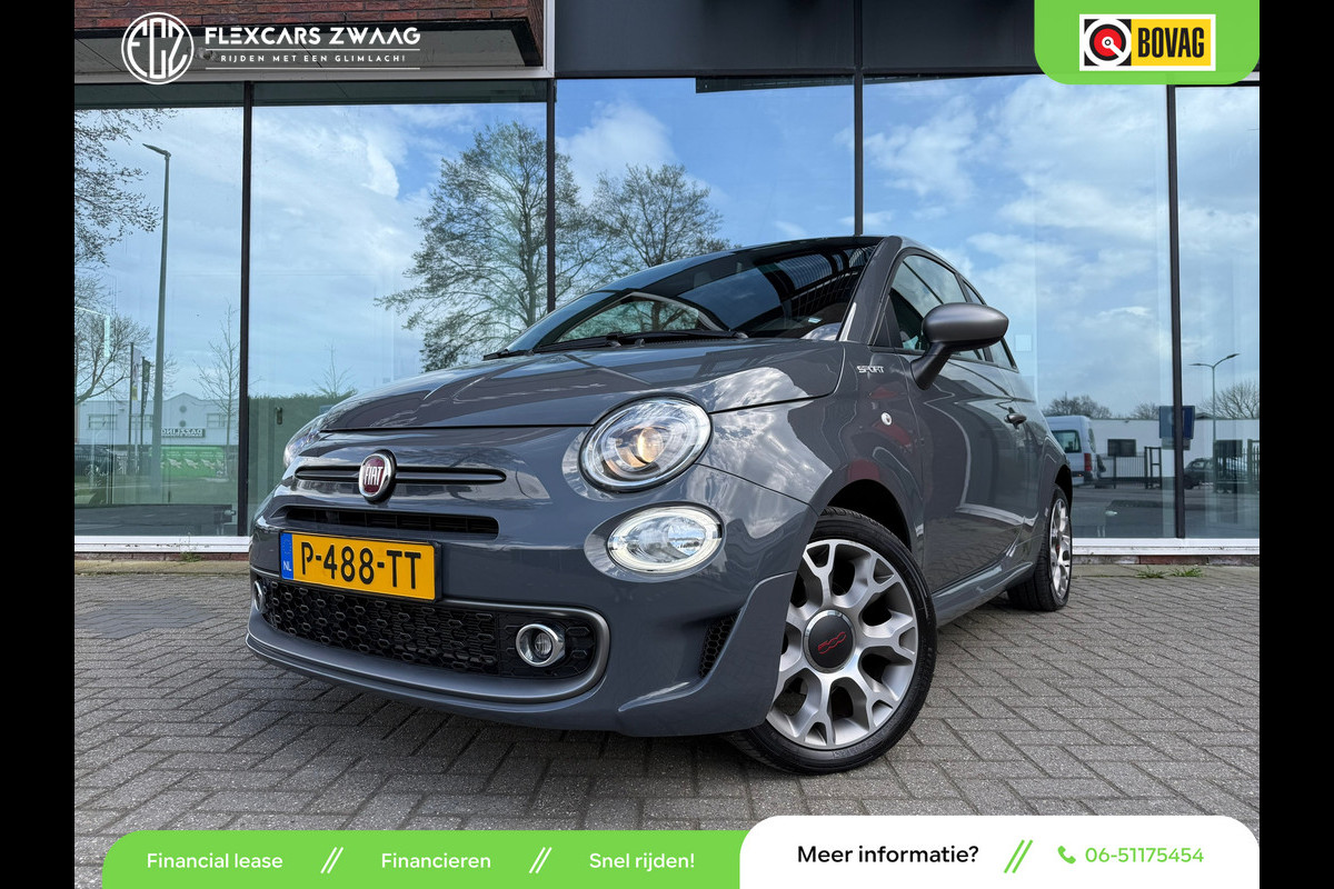 Fiat 500 1.0 Hybrid Sport - Navi Apple/Android - Climate - Parkeerhulp - Org.NL