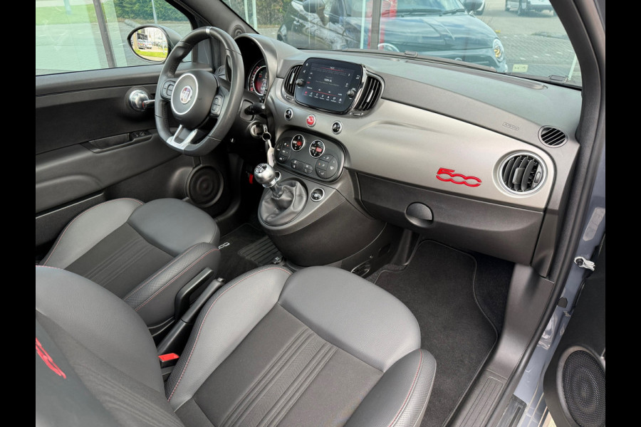 Fiat 500 1.0 Hybrid Sport - Navi Apple/Android - Climate - Parkeerhulp - Org.NL
