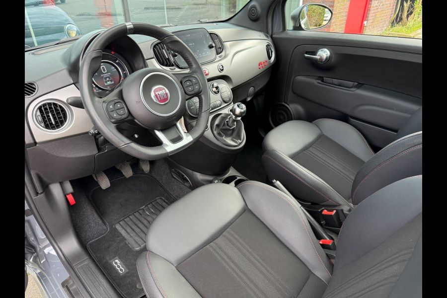 Fiat 500 1.0 Hybrid Sport - Navi Apple/Android - Climate - Parkeerhulp - Org.NL