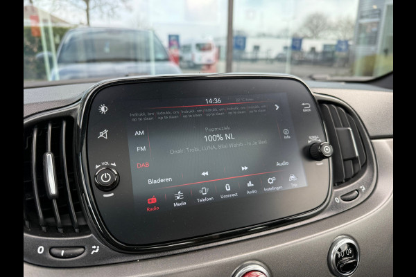 Fiat 500 1.0 Hybrid Sport - Navi Apple/Android - Climate - Parkeerhulp - Org.NL