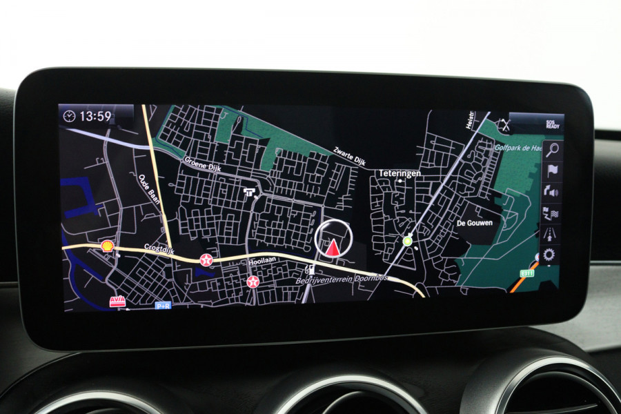 Mercedes-Benz C-Klasse 180 Solution AMG (PANORAMADAK, MULTIBEAM LED, SFEERVERLICHTING, NIGHTPAKKET, PDC, CAMERA, NAVIGATIE)