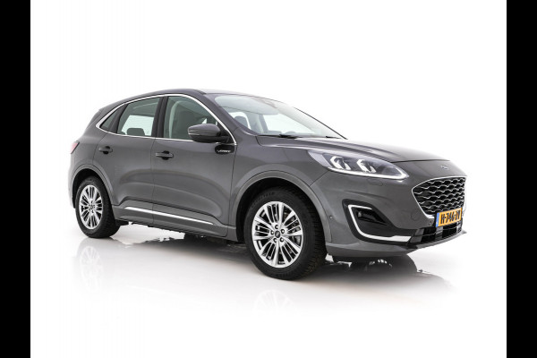 Ford Kuga 2.5 PHEV Vignale (Plug-In) (INCL-BTW) Aut. *HEAD-UP | LEATHER | DIGI-COCKPIT | FULL-LED | KEYLESS | DAB | CARPLAY | NAVI-FULLMAP | MEMORY-PACK | HEATED-COMFORTSEATS | PRIVACYGLASS | TOWBAR | 18''ALU*