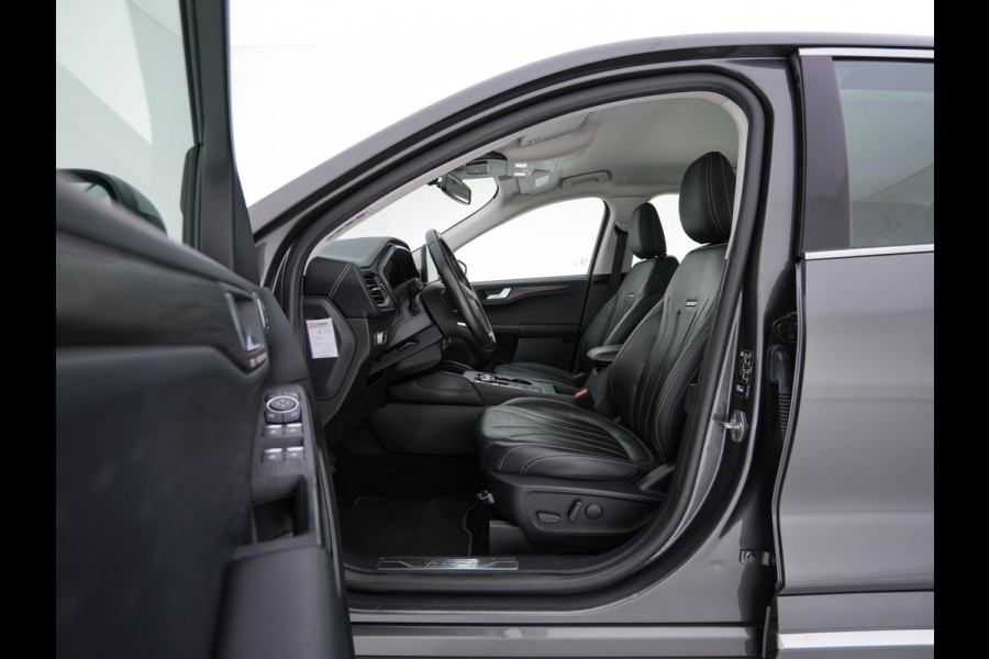 Ford Kuga 2.5 PHEV Vignale (Plug-In) (INCL-BTW) Aut. *HEAD-UP | LEATHER | DIGI-COCKPIT | FULL-LED | KEYLESS | DAB | CARPLAY | NAVI-FULLMAP | MEMORY-PACK | HEATED-COMFORTSEATS | PRIVACYGLASS | TOWBAR | 18''ALU*