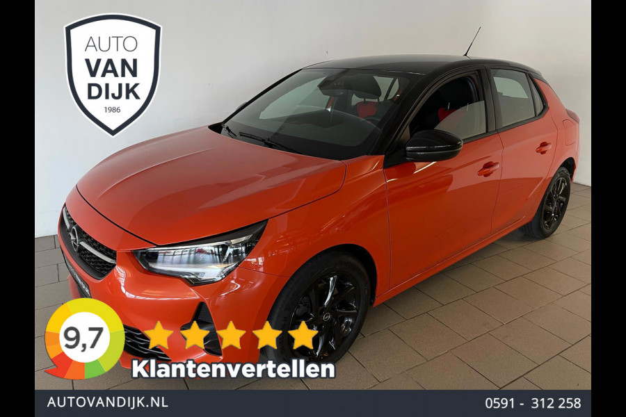 Opel Corsa 1.2 GS Line AIRCO CRUISE ZWART DAK ZWARTE 16 INCH VELGEN SPORTSTOELEN APPLE CARPLAY