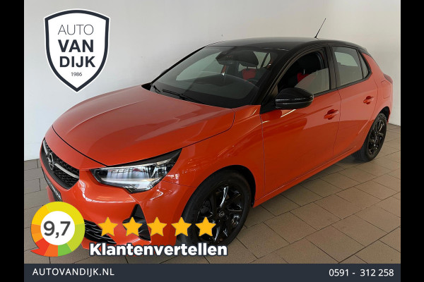 Opel Corsa 1.2 GS Line AIRCO CRUISE ZWART DAK ZWARTE 16 INCH VELGEN SPORTSTOELEN APPLE CARPLAY