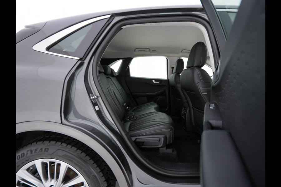 Ford Kuga 2.5 PHEV Vignale (Plug-In) (INCL-BTW) Aut. *HEAD-UP | LEATHER | DIGI-COCKPIT | FULL-LED | KEYLESS | DAB | CARPLAY | NAVI-FULLMAP | MEMORY-PACK | HEATED-COMFORTSEATS | PRIVACYGLASS | TOWBAR | 18''ALU*