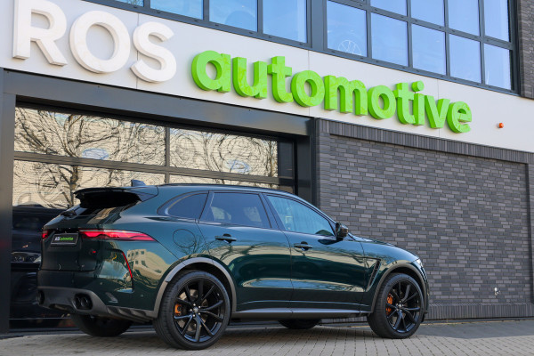 Jaguar F-Pace 5.0 V8 S/C AWD SVR | UNIEK! | DEALER ONDH | BRITISH RACING GREEN | COBRA EXHAUST | STOELKOELING | 360 |