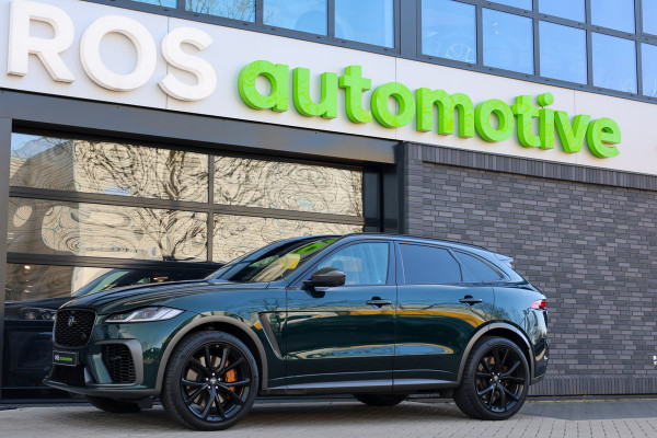 Jaguar F-Pace 5.0 V8 S/C AWD SVR | UNIEK! | DEALER ONDH | BRITISH RACING GREEN | COBRA EXHAUST | STOELKOELING | 360 |