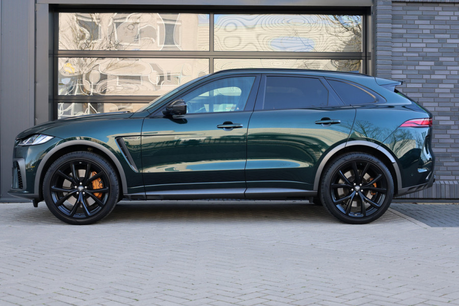 Jaguar F-Pace 5.0 V8 S/C AWD SVR | UNIEK! | DEALER ONDH | BRITISH RACING GREEN | COBRA EXHAUST | STOELKOELING | 360 |