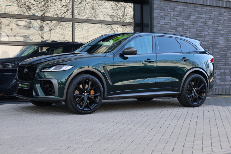 Jaguar F-Pace 5.0 V8 S/C AWD SVR | UNIEK! | DEALER ONDH | BRITISH RACING GREEN | COBRA EXHAUST | STOELKOELING | 360 |