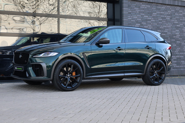 Jaguar F-Pace 5.0 V8 S/C AWD SVR | UNIEK! | DEALER ONDH | BRITISH RACING GREEN | COBRA EXHAUST | STOELKOELING | 360 |