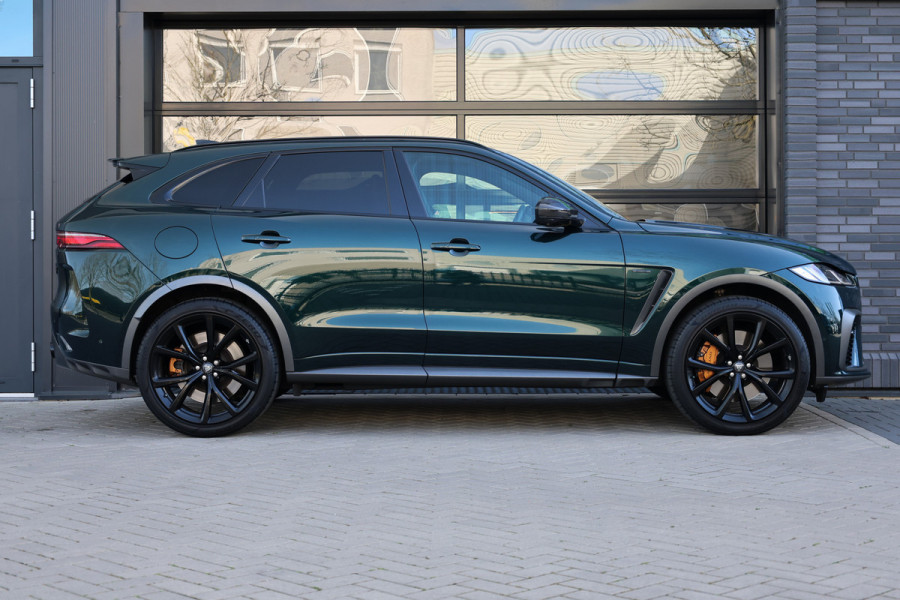 Jaguar F-Pace 5.0 V8 S/C AWD SVR | UNIEK! | DEALER ONDH | BRITISH RACING GREEN | COBRA EXHAUST | STOELKOELING | 360 |