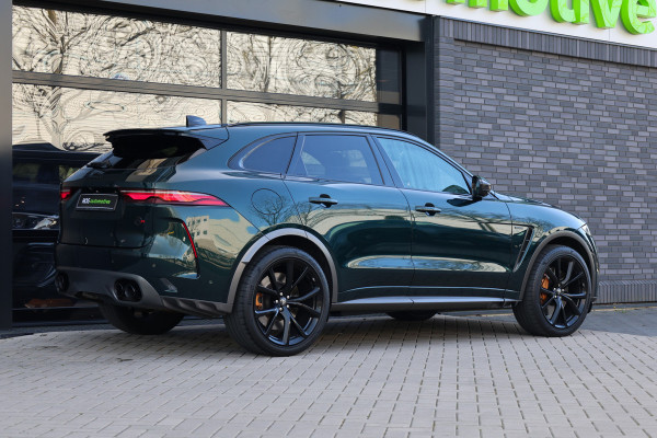 Jaguar F-Pace 5.0 V8 S/C AWD SVR | UNIEK! | DEALER ONDH | BRITISH RACING GREEN | COBRA EXHAUST | STOELKOELING | 360 |