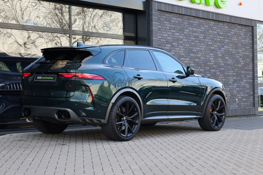 Jaguar F-Pace 5.0 V8 S/C AWD SVR | UNIEK! | DEALER ONDH | BRITISH RACING GREEN | COBRA EXHAUST | STOELKOELING | 360 |