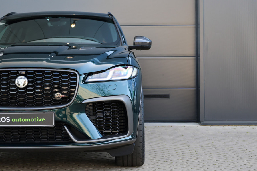 Jaguar F-Pace 5.0 V8 S/C AWD SVR | UNIEK! | DEALER ONDH | BRITISH RACING GREEN | COBRA EXHAUST | STOELKOELING | 360 |