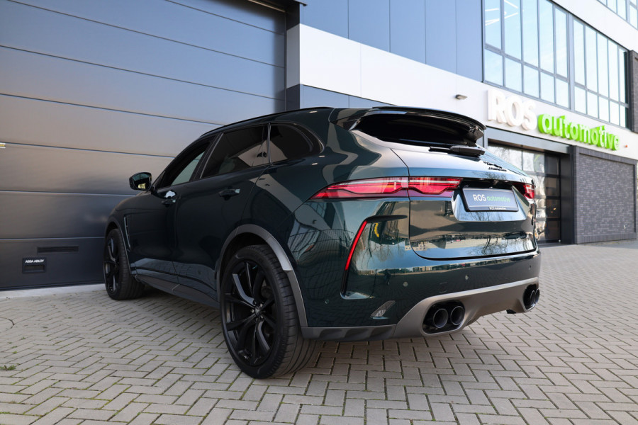 Jaguar F-Pace 5.0 V8 S/C AWD SVR | UNIEK! | DEALER ONDH | BRITISH RACING GREEN | COBRA EXHAUST | STOELKOELING | 360 |