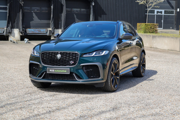 Jaguar F-Pace 5.0 V8 S/C AWD SVR | UNIEK! | DEALER ONDH | BRITISH RACING GREEN | COBRA EXHAUST | STOELKOELING | 360 |