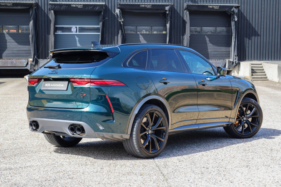 Jaguar F-Pace 5.0 V8 S/C AWD SVR | UNIEK! | DEALER ONDH | BRITISH RACING GREEN | COBRA EXHAUST | STOELKOELING | 360 |