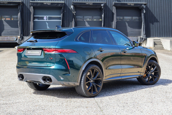 Jaguar F-Pace 5.0 V8 S/C AWD SVR | UNIEK! | DEALER ONDH | BRITISH RACING GREEN | COBRA EXHAUST | STOELKOELING | 360 |