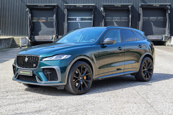 Jaguar F-Pace 5.0 V8 S/C AWD SVR | UNIEK! | DEALER ONDH | BRITISH RACING GREEN | COBRA EXHAUST | STOELKOELING | 360 |