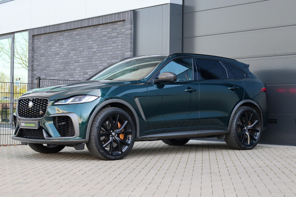 Jaguar F-Pace 5.0 V8 S/C AWD SVR | UNIEK! | DEALER ONDH | BRITISH RACING GREEN | COBRA EXHAUST | STOELKOELING | 360 |