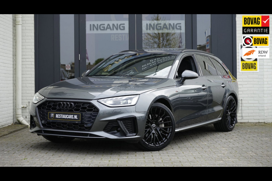 Audi A4 Avant 40 TFSI 3x S-Line BLACK OPTIK AUTOMAAT-360 CAMERA-ACC-BANG OLUFSEN-HEADUP-KEYLESS-LEDER-MATRIX LED-MASSAGE-PANORAMA