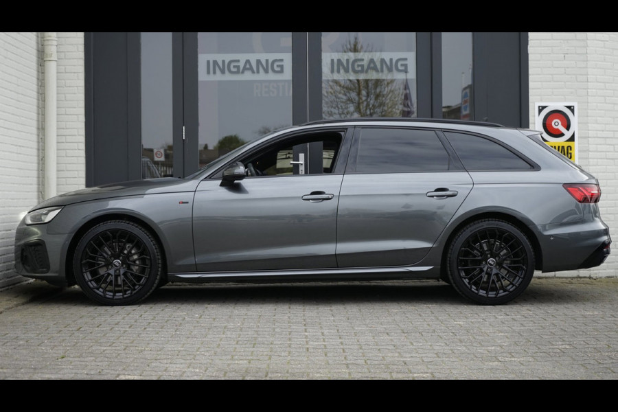 Audi A4 Avant 40 TFSI 3x S-Line BLACK OPTIK AUTOMAAT-360 CAMERA-ACC-BANG OLUFSEN-HEADUP-KEYLESS-LEDER-MATRIX LED-MASSAGE-PANORAMA