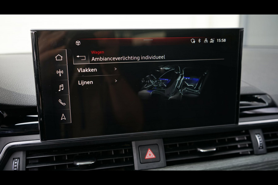 Audi A4 Avant 40 TFSI 3x S-Line BLACK OPTIK AUTOMAAT-360 CAMERA-ACC-BANG OLUFSEN-HEADUP-KEYLESS-LEDER-MATRIX LED-MASSAGE-PANORAMA