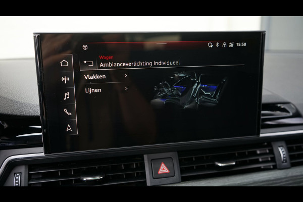 Audi A4 Avant 40 TFSI 3x S-Line BLACK OPTIK AUTOMAAT-360 CAMERA-ACC-BANG OLUFSEN-HEADUP-KEYLESS-LEDER-MATRIX LED-MASSAGE-PANORAMA