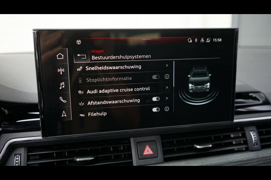 Audi A4 Avant 40 TFSI 3x S-Line BLACK OPTIK AUTOMAAT-360 CAMERA-ACC-BANG OLUFSEN-HEADUP-KEYLESS-LEDER-MATRIX LED-MASSAGE-PANORAMA