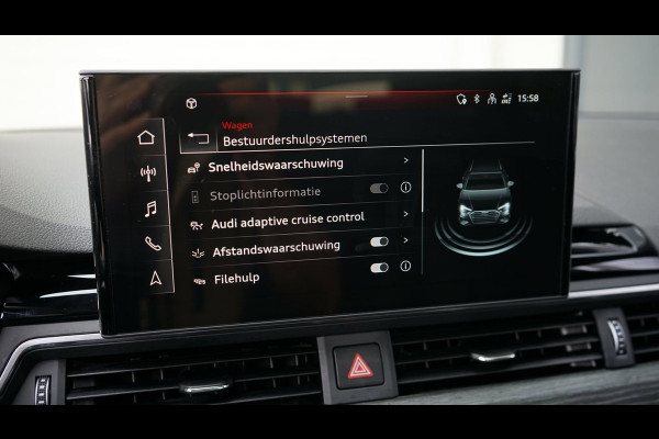 Audi A4 Avant 40 TFSI 3x S-Line BLACK OPTIK AUTOMAAT-360 CAMERA-ACC-BANG OLUFSEN-HEADUP-KEYLESS-LEDER-MATRIX LED-MASSAGE-PANORAMA