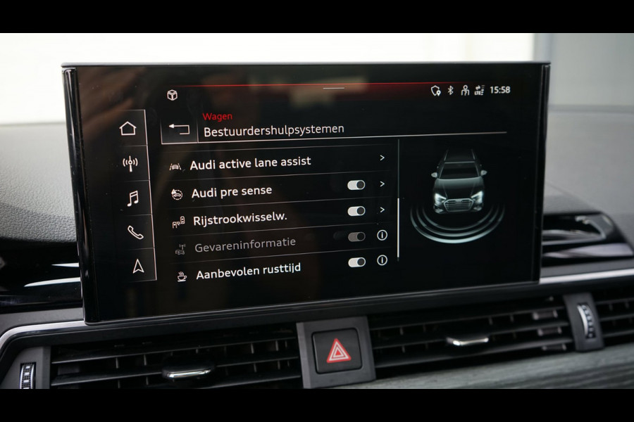 Audi A4 Avant 40 TFSI 3x S-Line BLACK OPTIK AUTOMAAT-360 CAMERA-ACC-BANG OLUFSEN-HEADUP-KEYLESS-LEDER-MATRIX LED-MASSAGE-PANORAMA