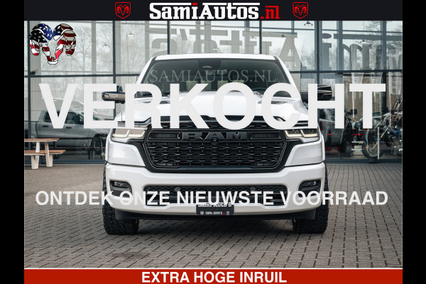 Dodge Ram LIMITED H.O 540PK 706Nm | Massage + Full Option | De Meest Luxe en Volle Pick-Up in zijn Klasse | Comfortabele Dubbele Cabine met Royale 5 Zitplaatsen | BPM vrij | Nu Leverbaar uit Voorraad | Voorraad Nr 2298 - 7479