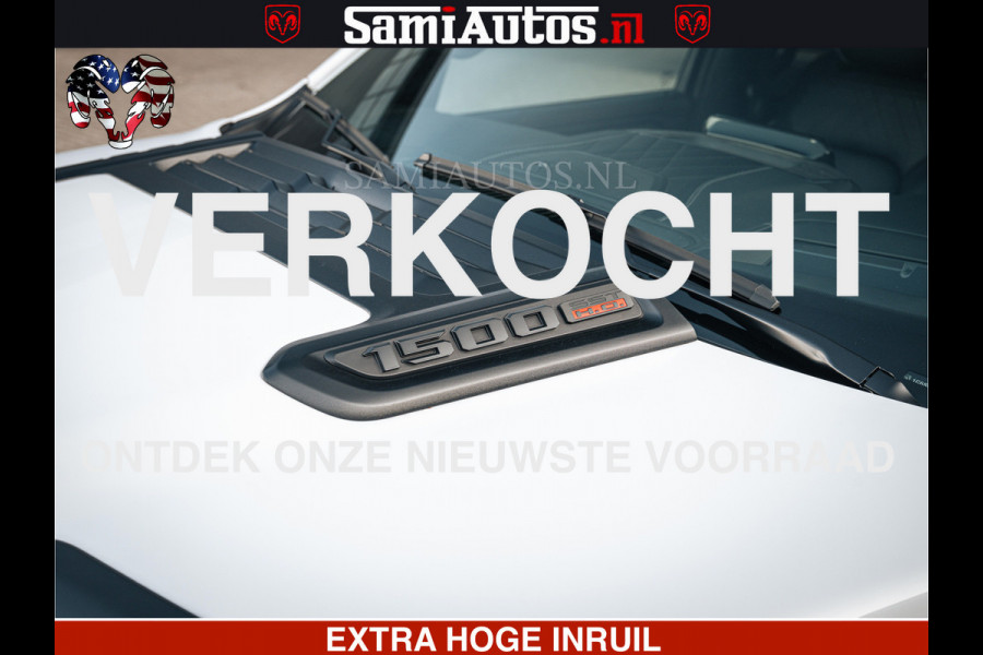 Dodge Ram LIMITED H.O 540PK 706Nm | Massage + Full Option | De Meest Luxe en Volle Pick-Up in zijn Klasse | Comfortabele Dubbele Cabine met Royale 5 Zitplaatsen | BPM vrij | Nu Leverbaar uit Voorraad | Voorraad Nr 2298 - 7479