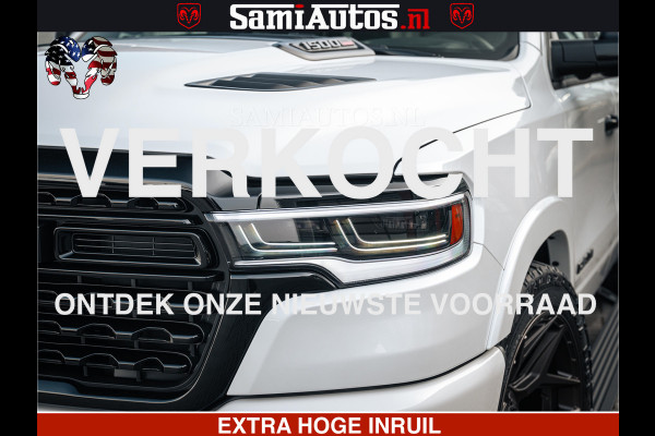 Dodge Ram LIMITED H.O 540PK 706Nm | Massage + Full Option | De Meest Luxe en Volle Pick-Up in zijn Klasse | Comfortabele Dubbele Cabine met Royale 5 Zitplaatsen | BPM vrij | Nu Leverbaar uit Voorraad | Voorraad Nr 2298 - 7479