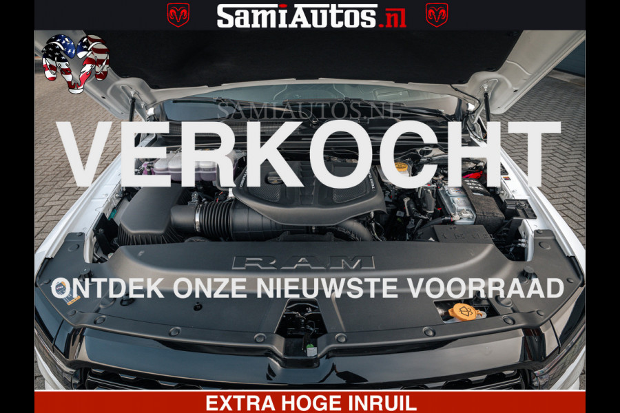 Dodge Ram LIMITED H.O 540PK 706Nm | Massage + Full Option | De Meest Luxe en Volle Pick-Up in zijn Klasse | Comfortabele Dubbele Cabine met Royale 5 Zitplaatsen | BPM vrij | Nu Leverbaar uit Voorraad | Voorraad Nr 2298 - 7479