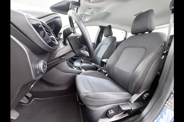 Ford Fiesta 1.0T 126PK Titanium Apple Carplay Android Navi LM Airco Cruise Control Stoelverwarming Apps Voorruitverwarming Wifi Mistlampen Chroompack TCS Led Lmv Lane Assist Isofix TCS EAB Hill-Start-Assist Ford-Pass-Connect LED