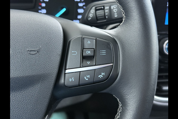 Ford Fiesta 1.0T 126PK Titanium Apple Carplay Android Navi LM Airco Cruise Control Stoelverwarming Apps Voorruitverwarming Wifi Mistlampen Chroompack TCS Led Lmv Lane Assist Isofix TCS EAB Hill-Start-Assist Ford-Pass-Connect LED