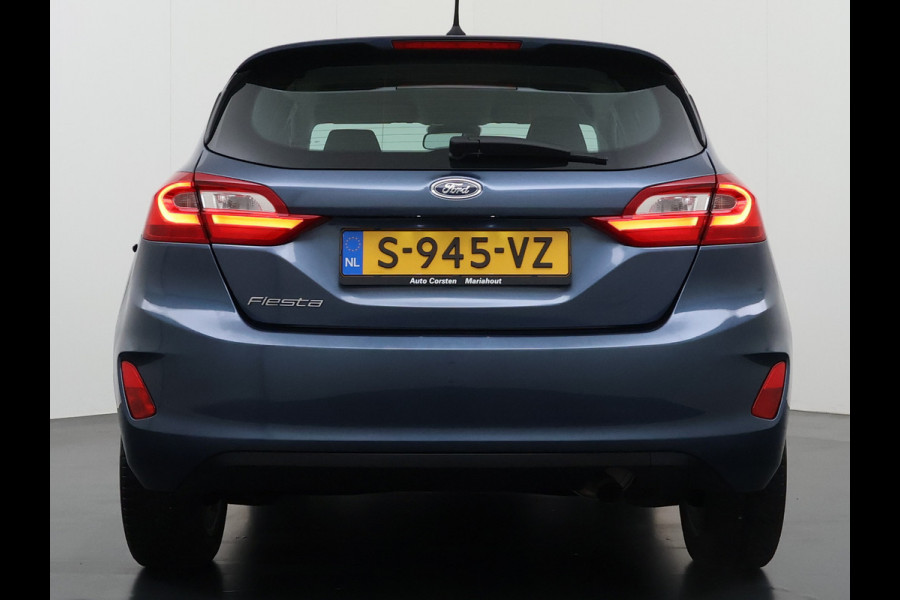 Ford Fiesta 1.0T 126PK Titanium Apple Carplay Android Navi LM Airco Cruise Control Stoelverwarming Apps Voorruitverwarming Wifi Mistlampen Chroompack TCS Led Lmv Lane Assist Isofix TCS EAB Hill-Start-Assist Ford-Pass-Connect LED