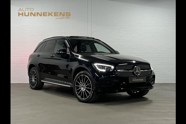 Mercedes-Benz GLC 300e 4MATIC AMG Trekhaak | Burmester | Adapt. cruise | open dak | Stoelverwarming | Achteruitrij camera | Carplay
