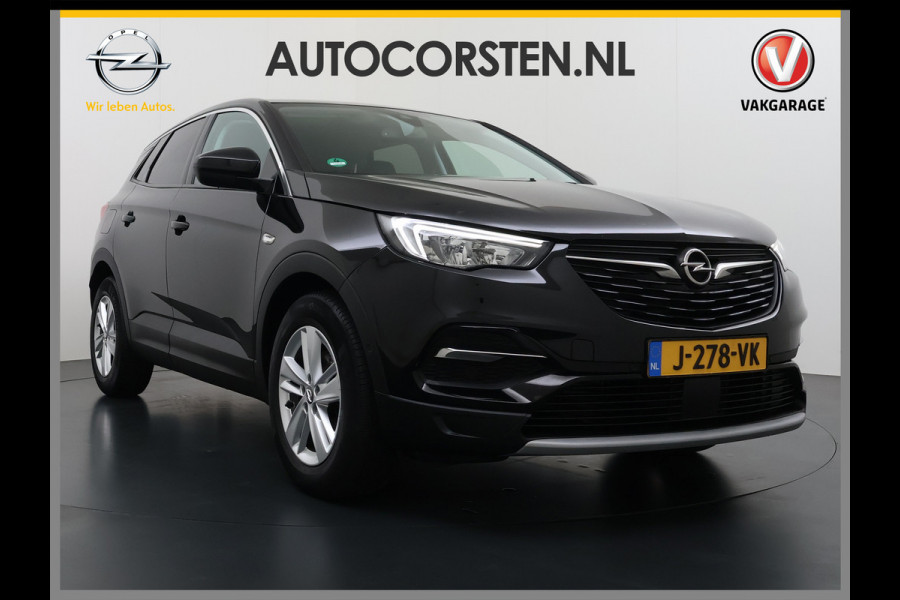 Opel Grandland X T131PK Trekhaak AGR Navi Apple Carplay Android 1/2 Leer Cruise Control Pdc ECC Ergocomfort Stoel Business Executive Lmv Privacy Glas Led DAB+ Regen-Lichtsensor Lane Assist 1.400KG Trekgewicht 1e Eigenaar Origineel Nederlandse Auto € 34.000