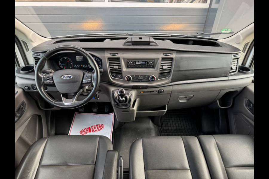 Ford Transit 350 2.0 TDCI L2H1 DC Trend 4WD | Open laadbak | Bluetooth | Kunstleder | 7-pers | Cruise| Airco | Radio | AWD 4×4