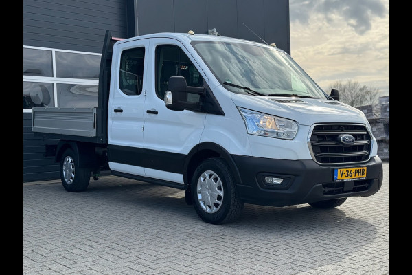 Ford Transit 350 2.0 TDCI L2H1 DC Trend 4WD | Open laadbak | Bluetooth | Kunstleder | 7-pers | Cruise| Airco | Radio | AWD 4×4