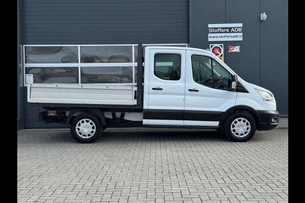 Ford Transit 350 2.0 TDCI L2H1 DC Trend 4WD | Open laadbak | Bluetooth | Kunstleder | 7-pers | Cruise| Airco | Radio | AWD 4×4